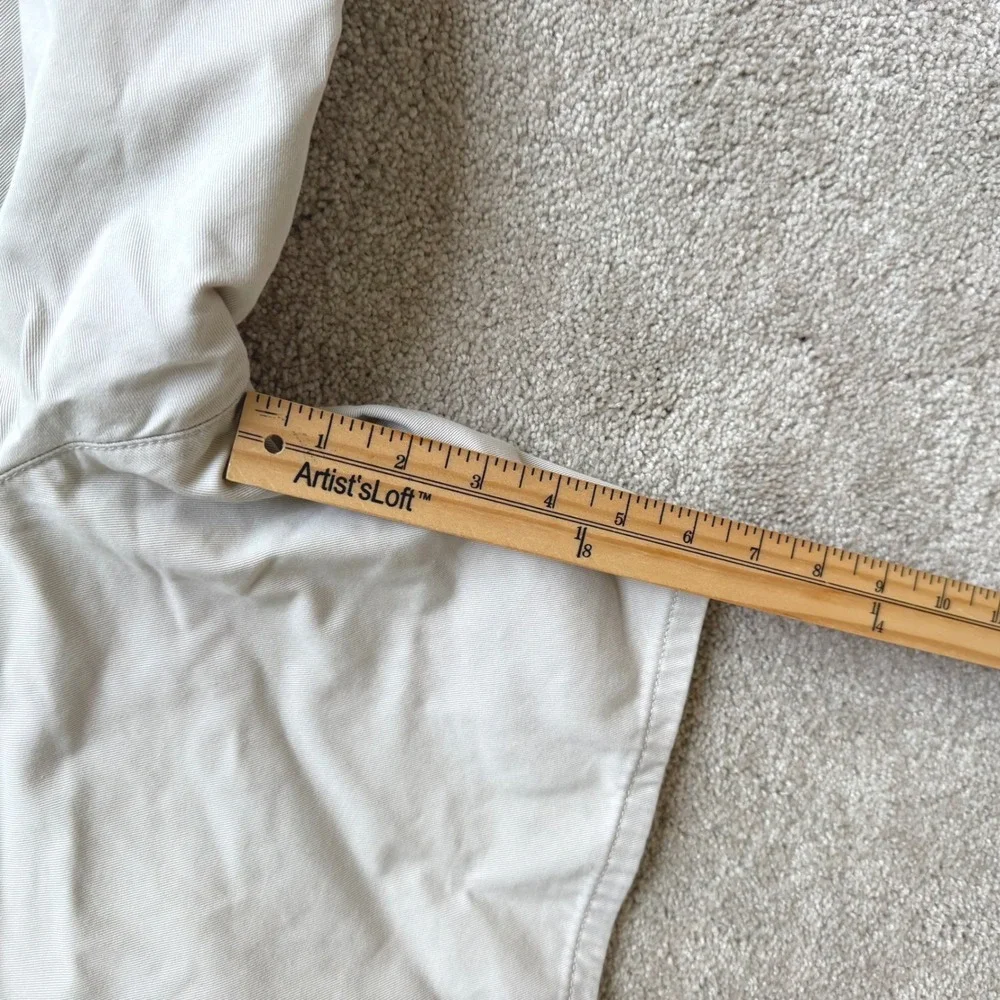 90's Polo Ralph Lauren Andrew Shorts Sz 36 Tan‎ Khaki Pleated Chino 9 Inseam